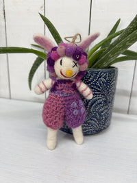 Felt Hanging Rabbit Clown