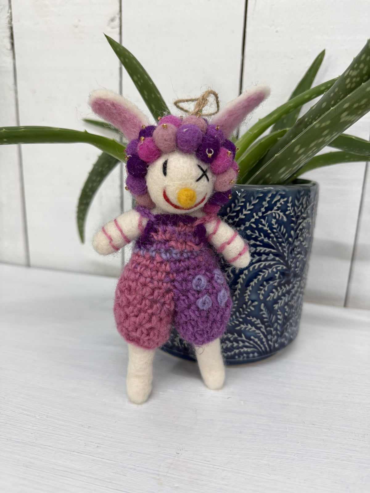 Felt Hanging Rabbit Clown