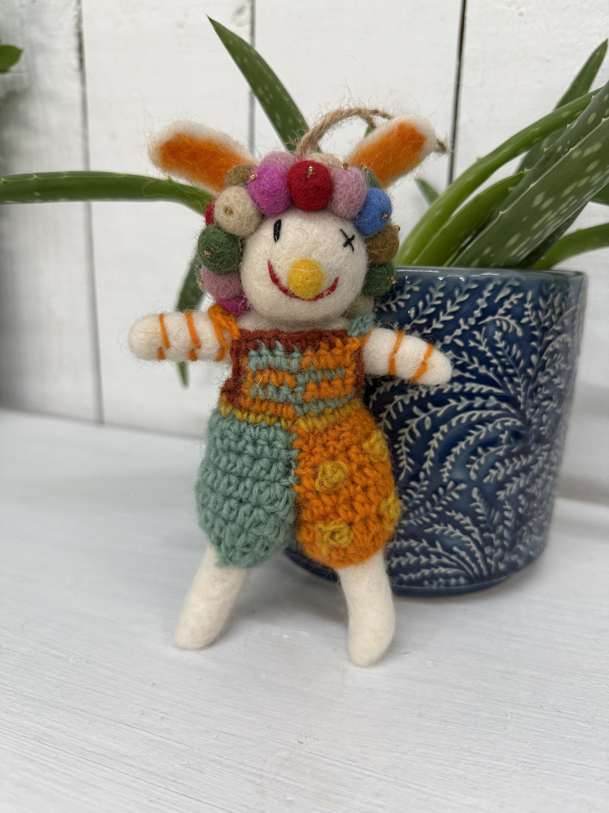 Felt Hanging Rabbit Clown