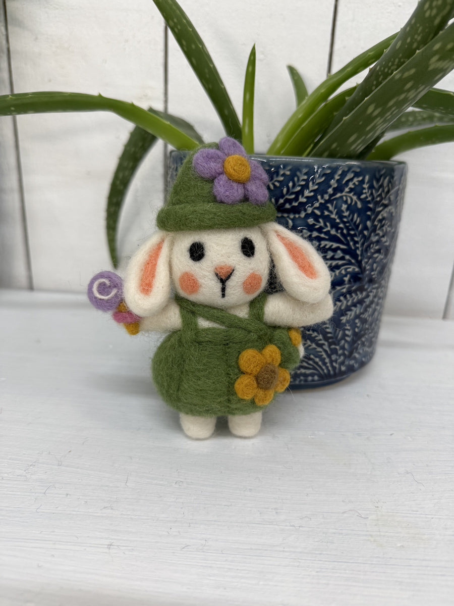 Felt Flower Rabbit