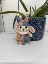 Felt Jester Rabbit