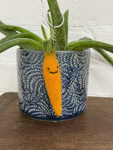 Felt Carrot Keyring