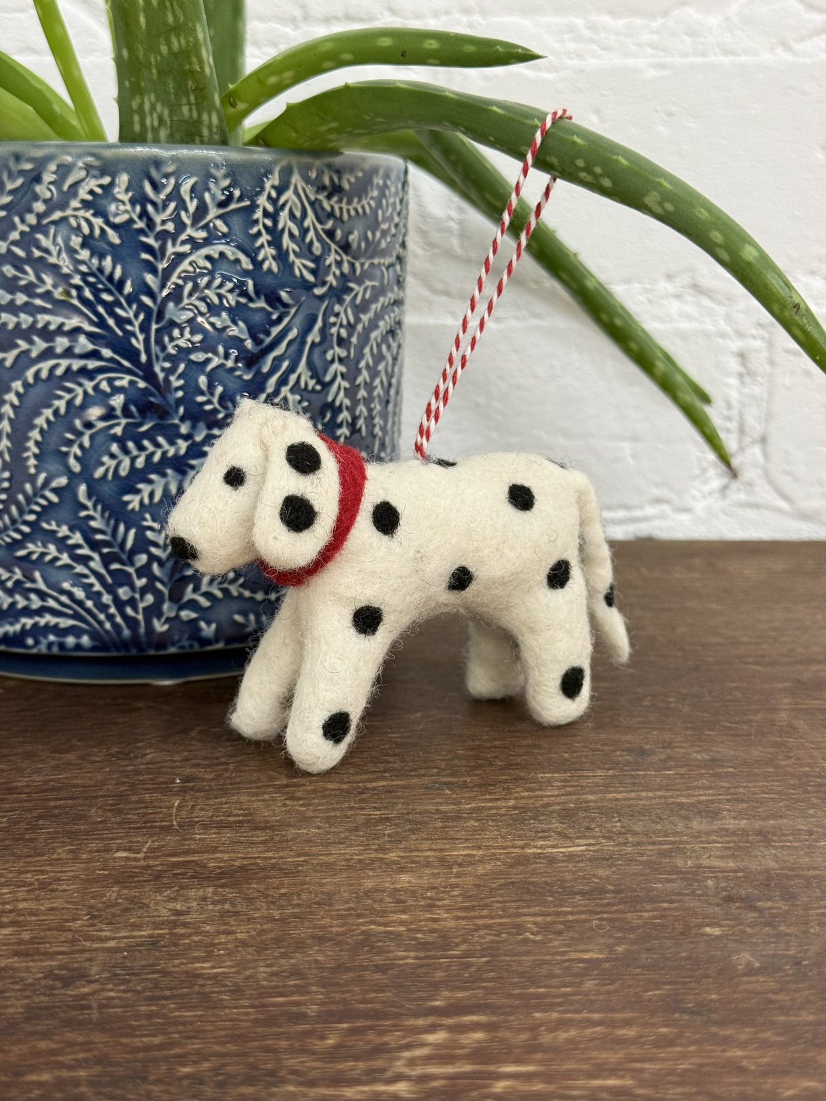Felt Hanging Spotty Dog