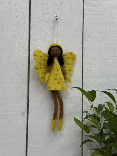 Felt Long Legged Beaded Fairy