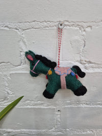 Felt Hanging Horse