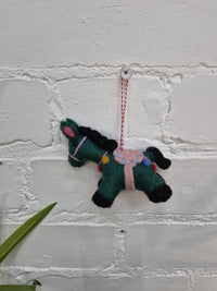 Felt Hanging Horse