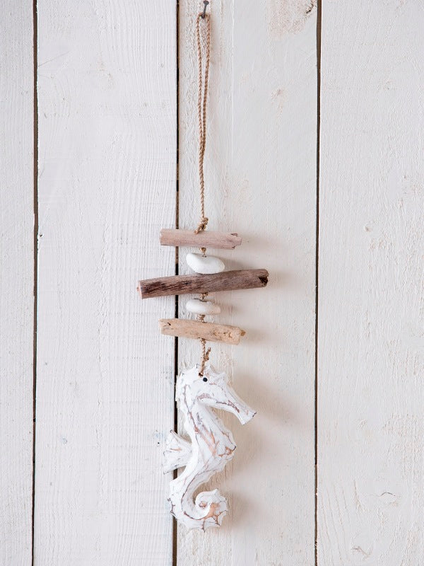 Hanging Driftwood Seahorse