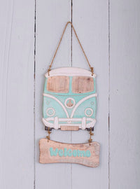 Welcome Campervan Sign