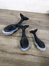 Set Of Three Whales