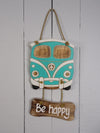 Campervan Be Happy Sign