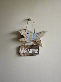 Small Fish Welcome Hanging