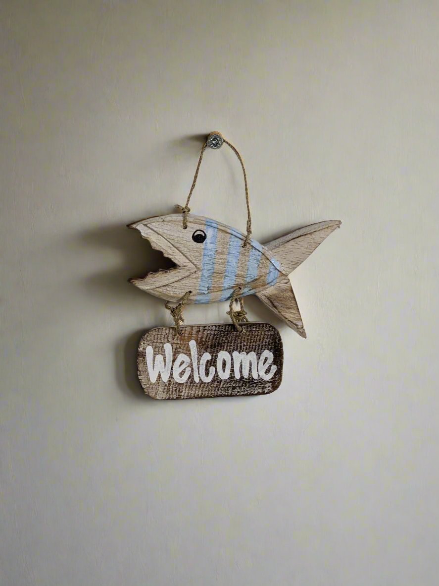 Small Fish Welcome Hanging