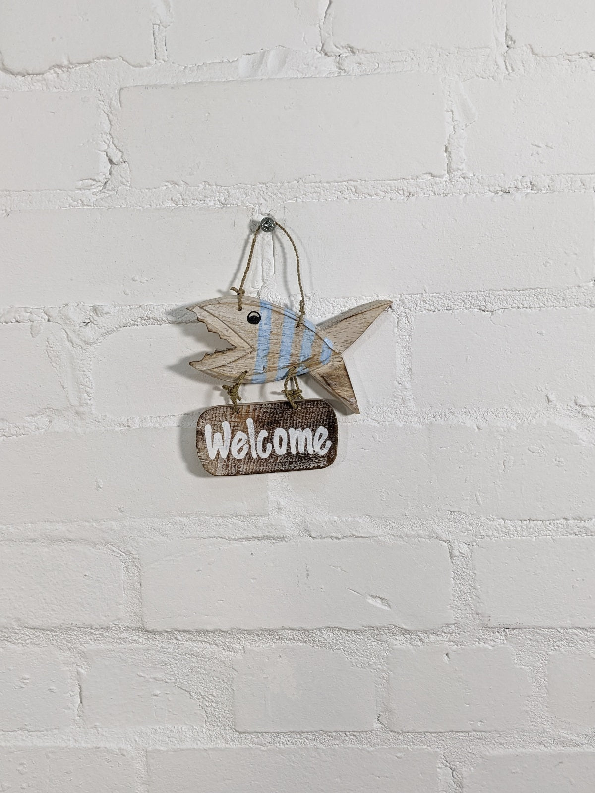 Small Fish Welcome Hanging