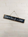 Live* Laugh*Love Wooden Wall Plaque