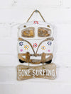 Gone Surfing White Campervan Sign