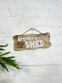 Grannys Shed Sign