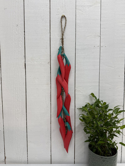 String of Wooden Chilli's