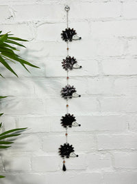 Five Hedgehogs Suncatcher