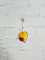 Ladybird Leaf Suncatcher