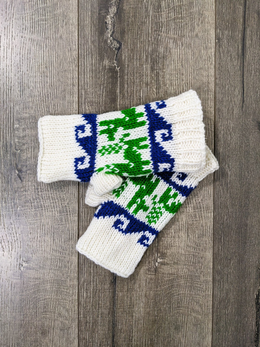 Aztec Wool Handwarmers Lined