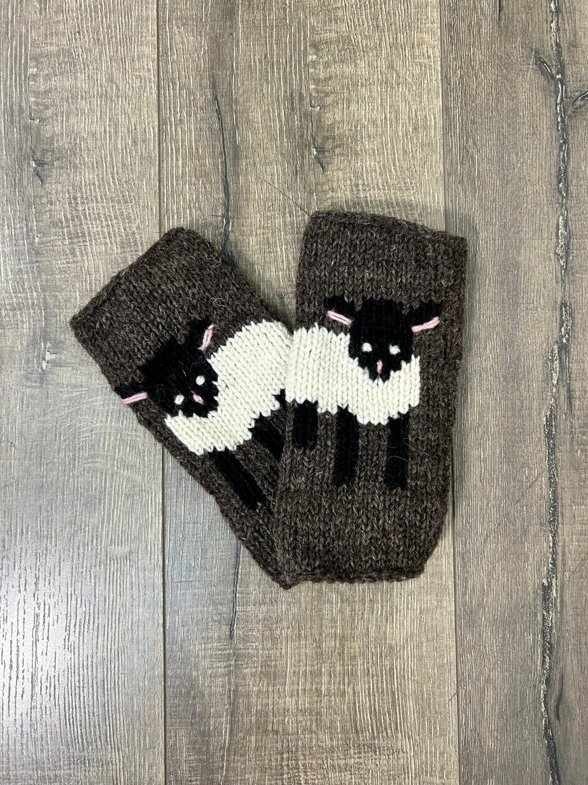 Sheep Knitted Handwarmers