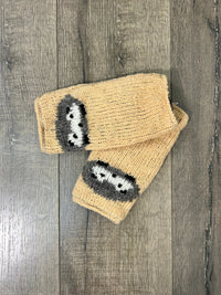 Hedgehog Knitted Handwarmers