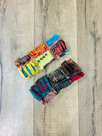 Multi Slash & Patch Cotton Handwarmers