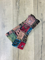 Multi Slash and Patch Cotton Handwarmers
