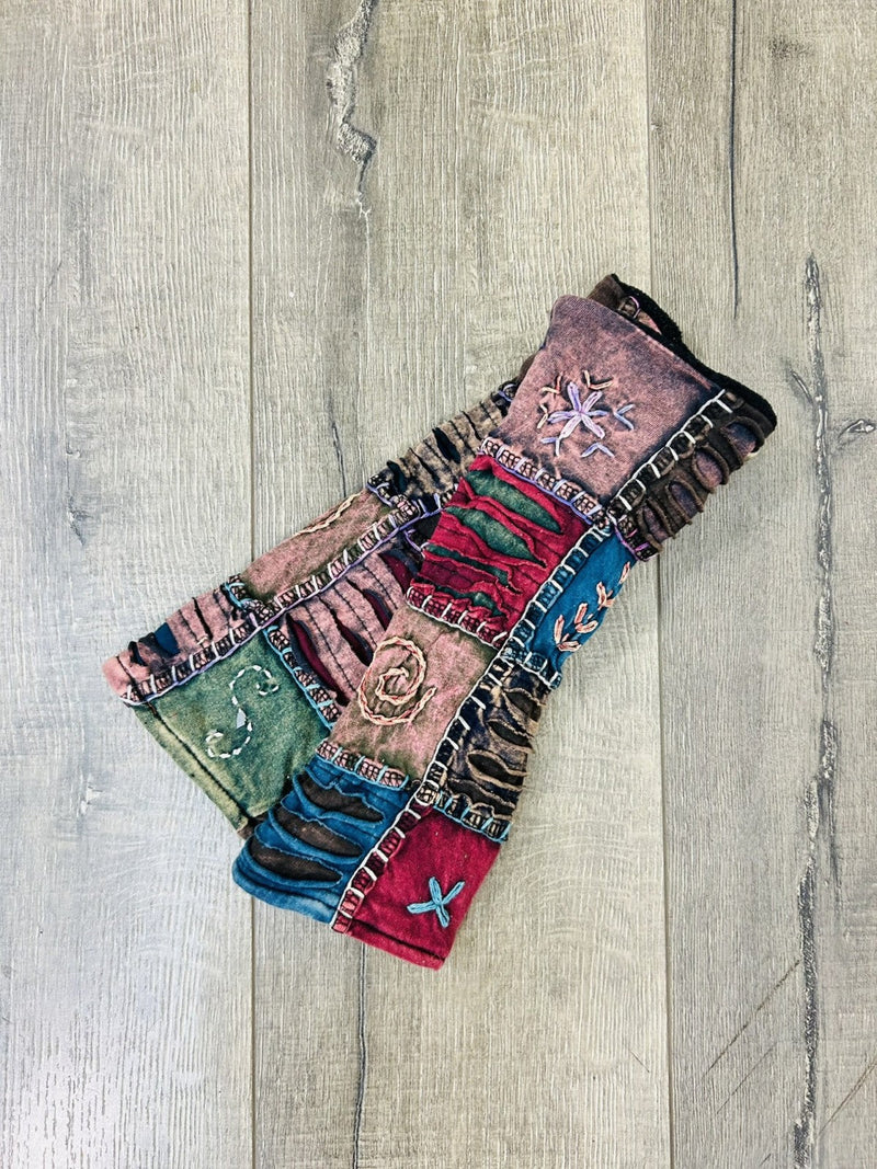 Multi Slash & Patch Cotton Handwarmers