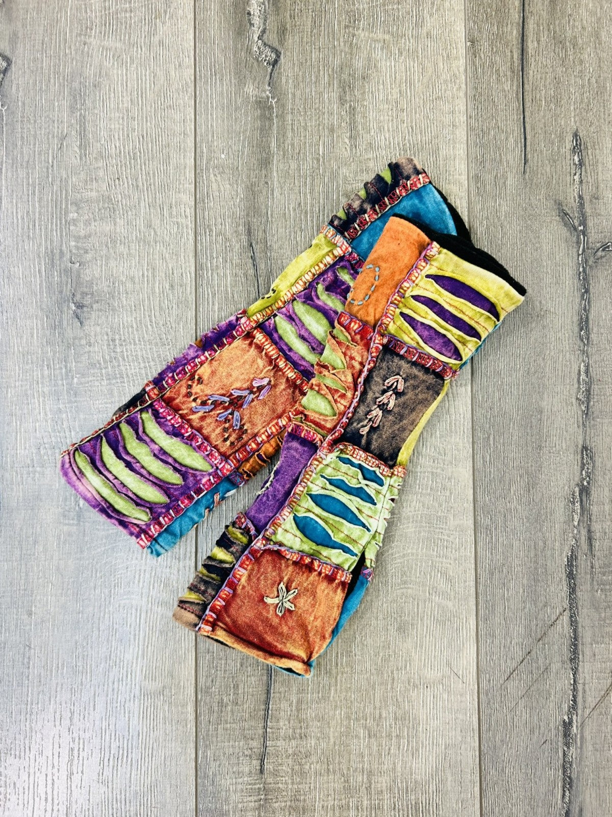 Multi Slash & Patch Cotton Handwarmers