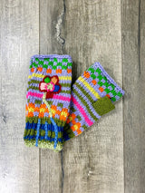 Flower Wool Handwarmers