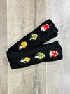 Black Mushroom Wool Handwarmers