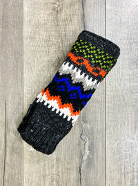 Patterned Wool Handwarmers