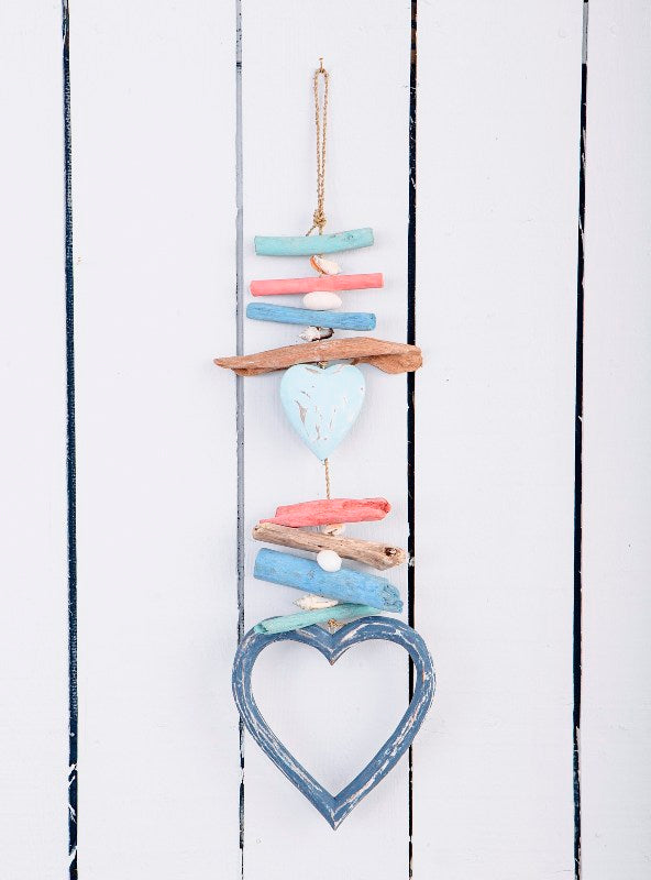Hanging Driftwood Heart