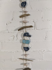 Driftwood String of Stripy Seahorses