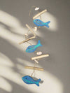 Driftwood String of Blue Fish