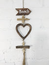 Beach & Heart String Hanger