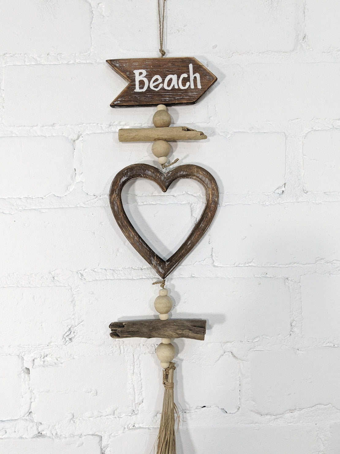 Beach & Heart String Hanger