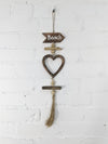 Beach & Heart String Hanger