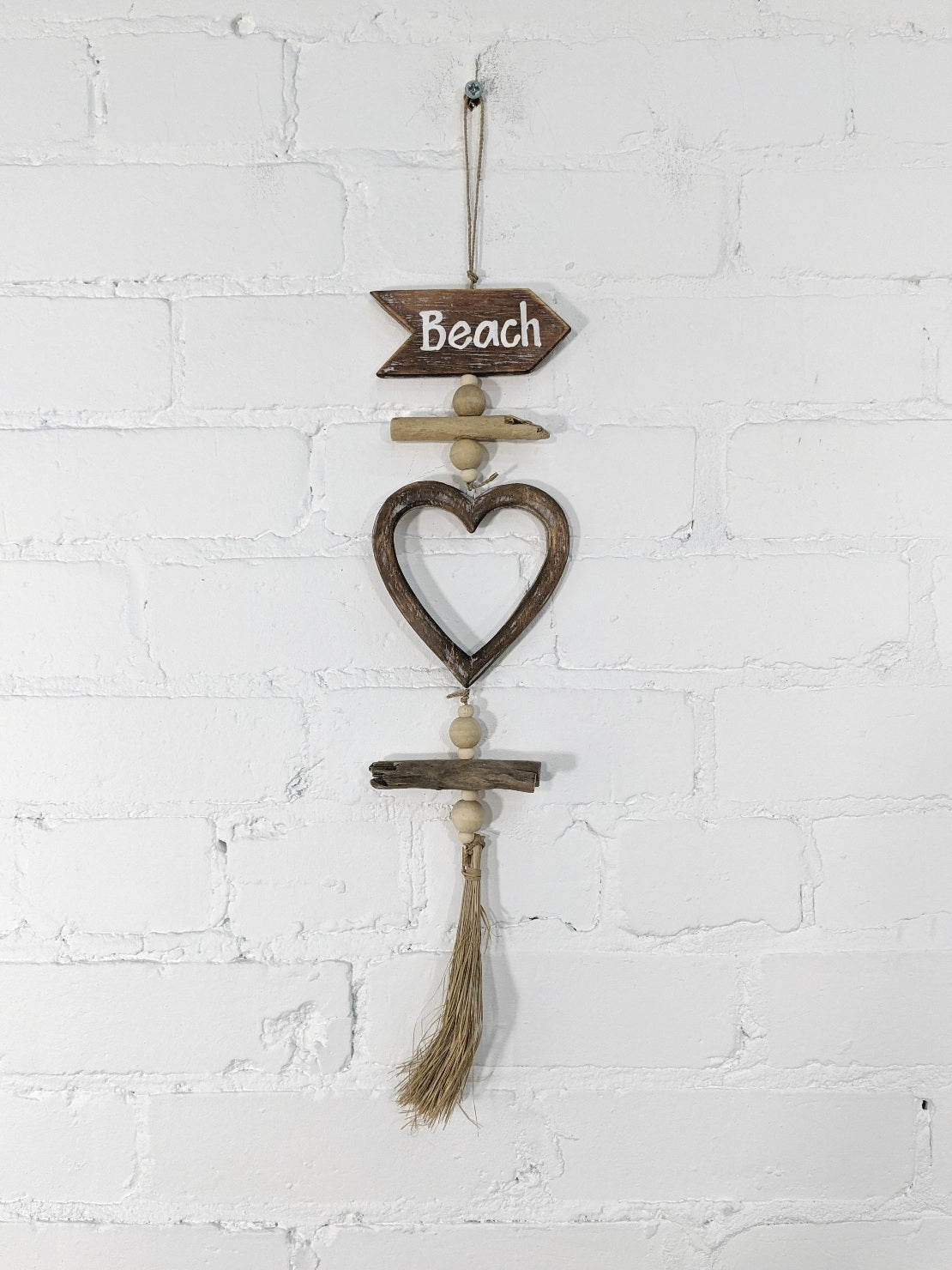 Beach & Heart String Hanger