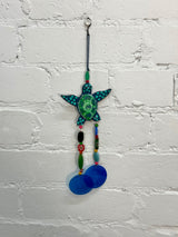 Wooden Beaded Turtle Hanger