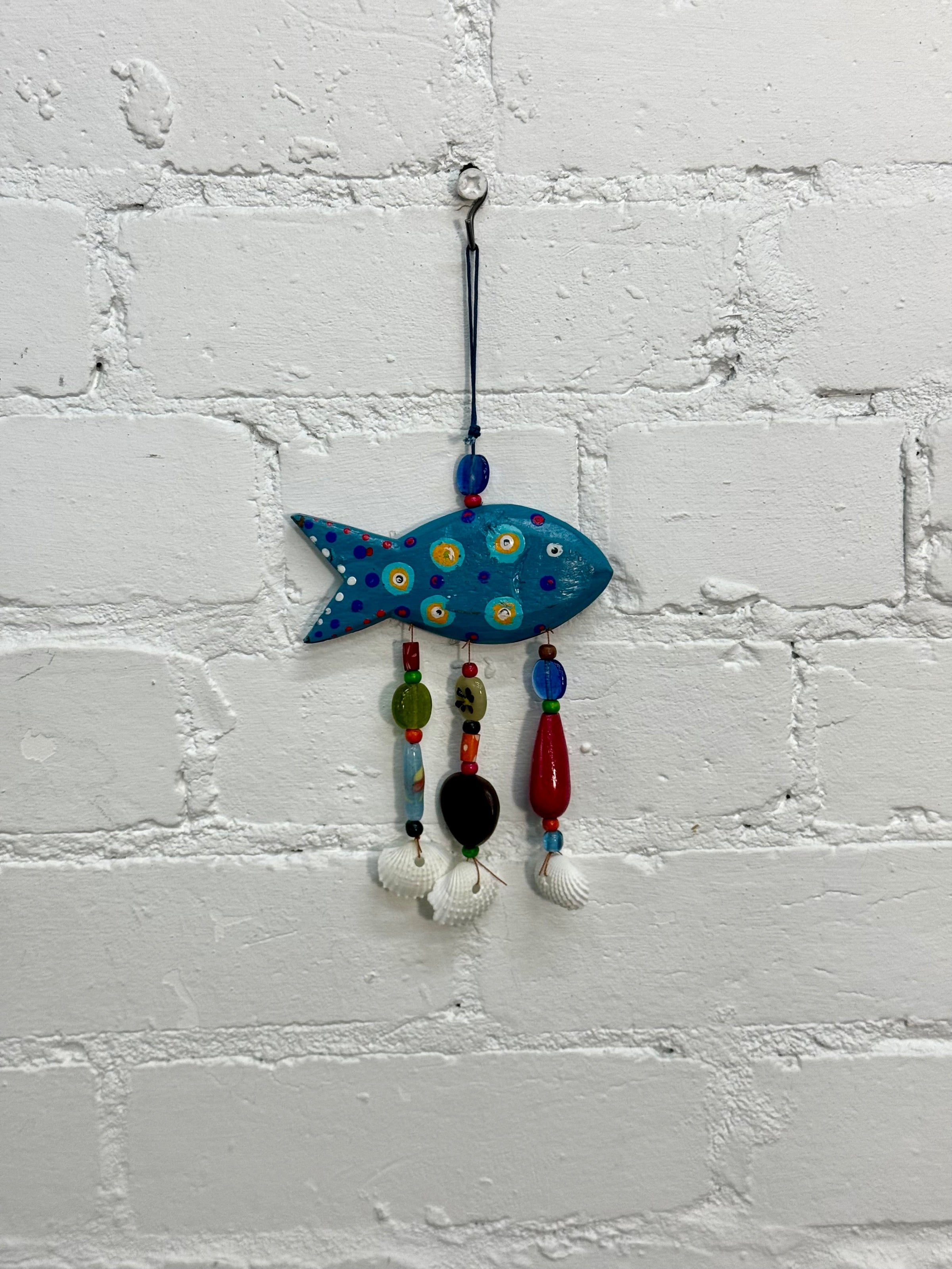 Small Wooden Fish Hanger