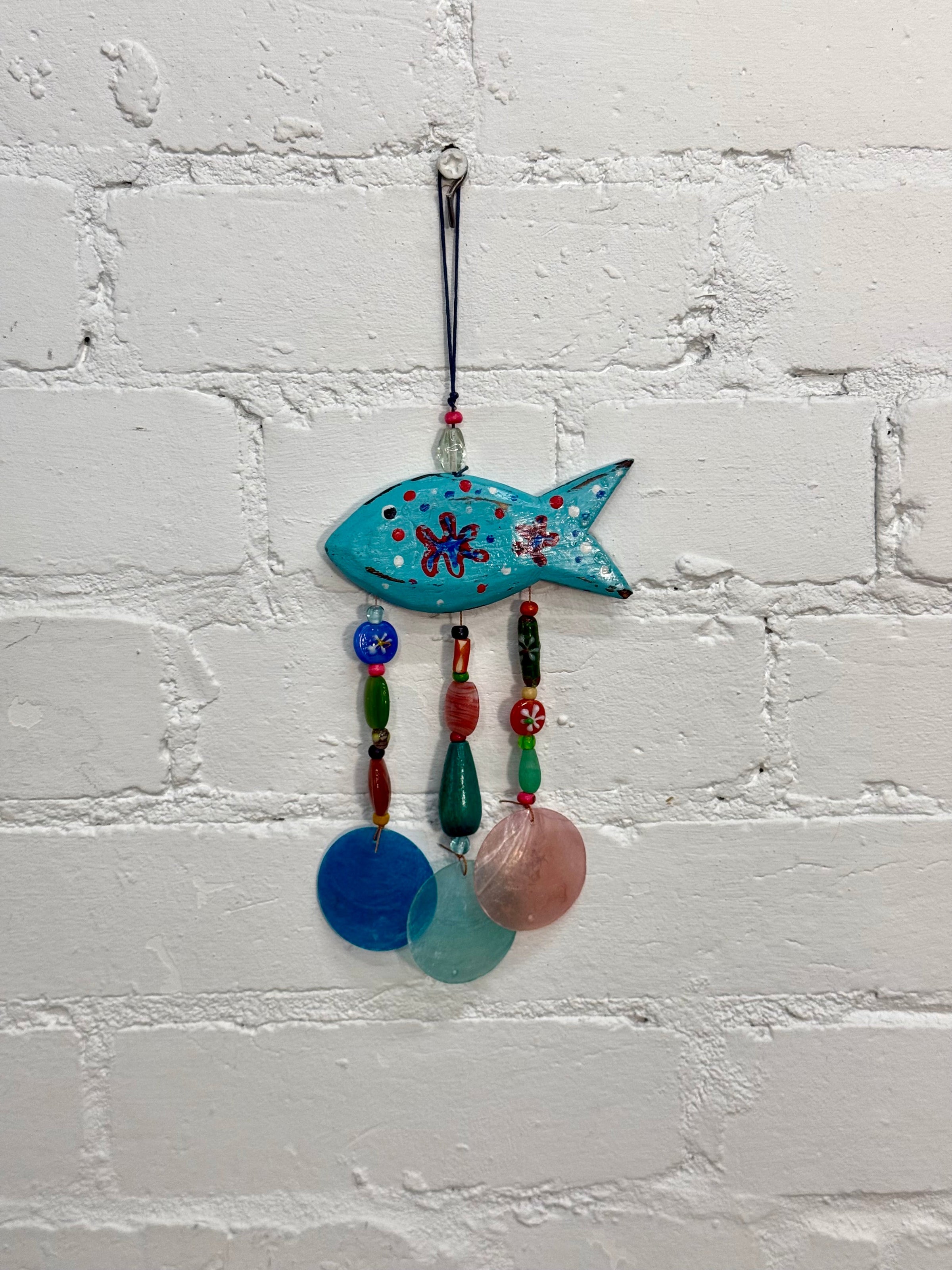 Small Wooden Fish Hanger