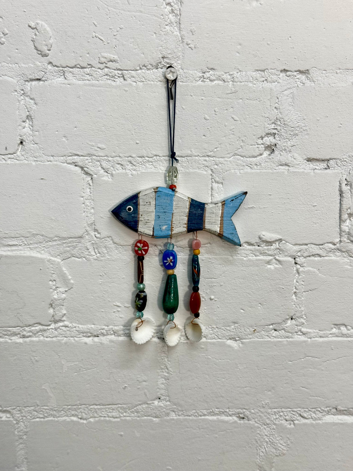Small Wooden Fish Hanger