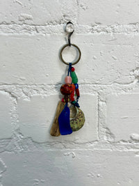 Seaglass & Shell Keyring