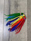 Rainbow Felt Dread Hairbobble