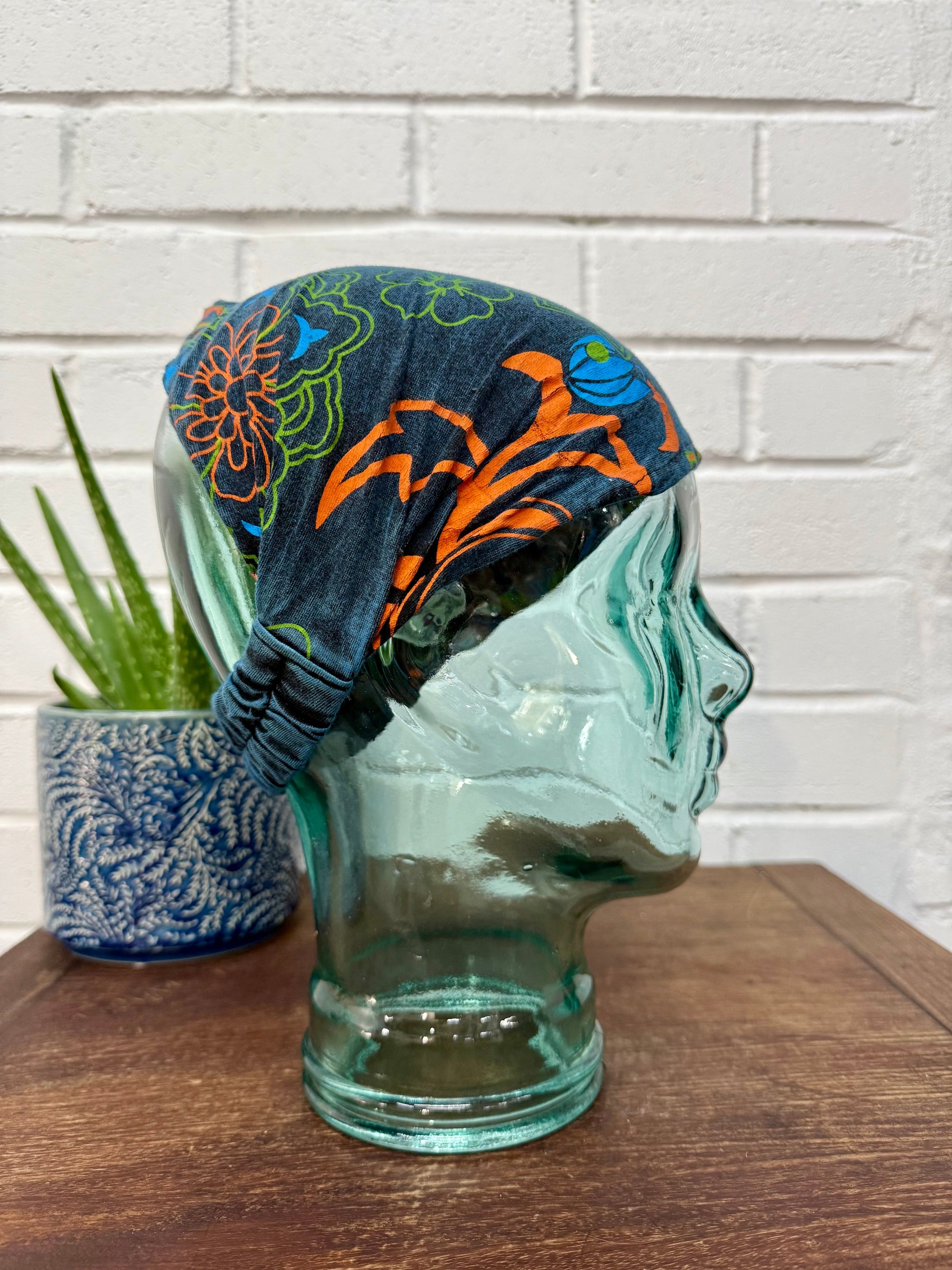 Flower Screen Print Headband