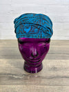 Black Prayer Print Headband