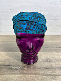 Black Prayer Print Headband