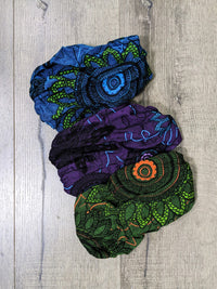 Assorted Circle Flower Print Headband